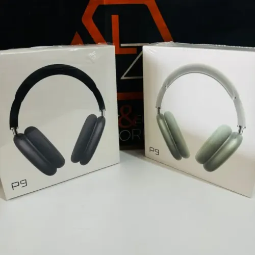 Fones de ouvido P9 Bluetooth dobráveis com microfone