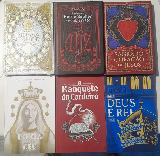 MBC livros Sagrado coração de Jesus, paixão de nosso Senhor e Devoções a nossa senhora 