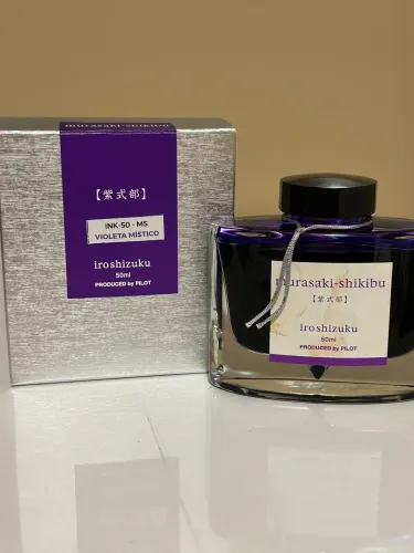 Pilot Iroshizuku Murasaki-Shikibu 50ml - Violeta Místico Luxuoso | Quase Cheio