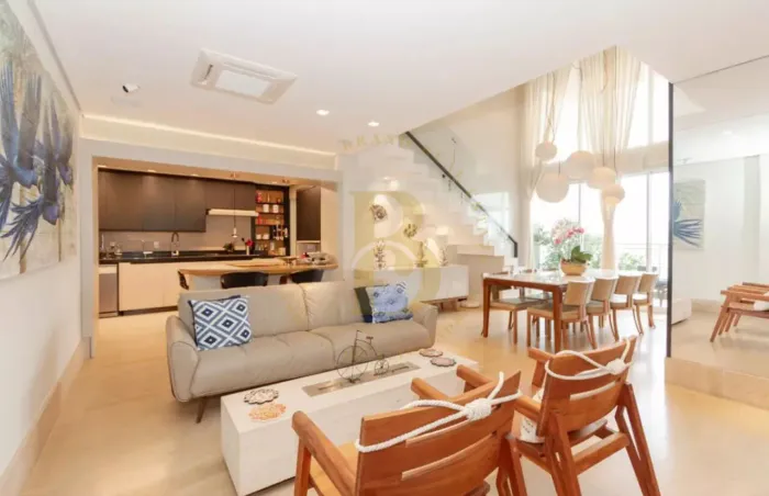 Apartamento Duplex com 4 Suítes, 3 Vagas, Mezanino e Pé-Direito Duplo no Brooklin