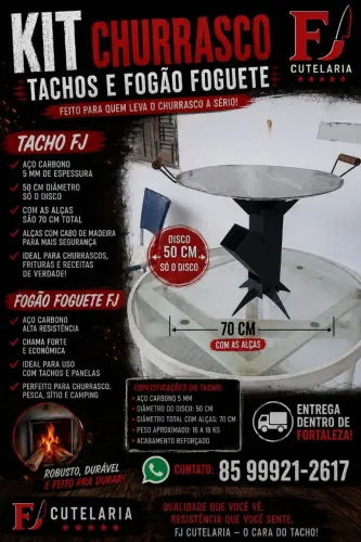 TACHO DE ARADO PARA CHURRASCO.