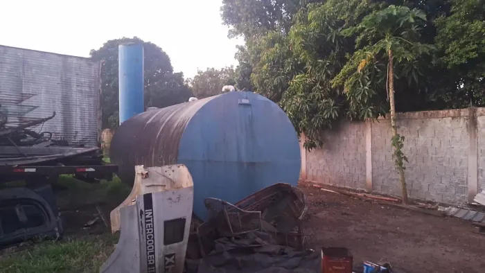 Tanque estacionario com chassis de 22mil litros