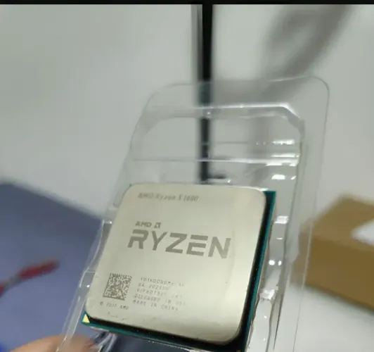 Kit processador e placa mae ryzen 5 1600 e a320 + fonte 500w usados 