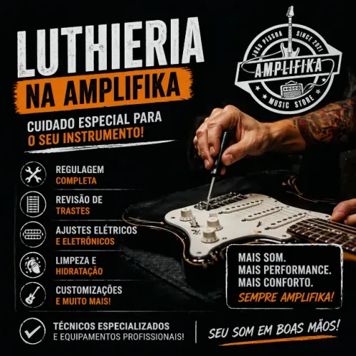Serviço de Luthieria na Amplifika Music Store!