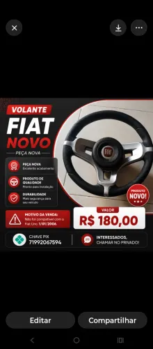 Volante para uno mille