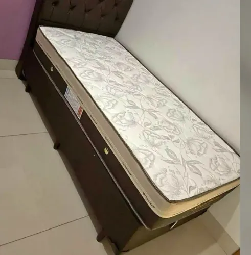 Cama box solteiro molas ensacadas 10 vezes sem juros