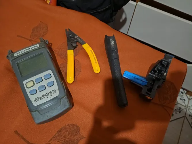 Kit instalador internet fibra óptica 