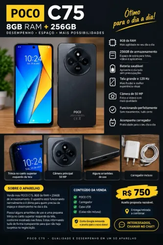Celular Poco C75
