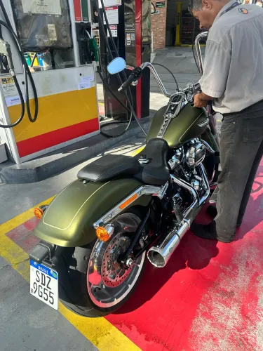 LINDA FAT BOY HARLEY DAVIDSON