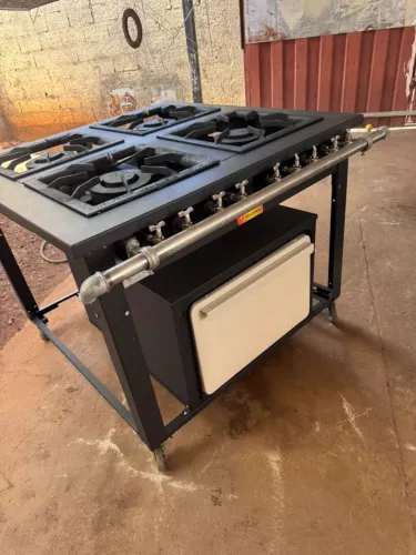 Fogão industrial de 40 cm o grandão todas chama duplas Sup mega conservado limpinho topppp