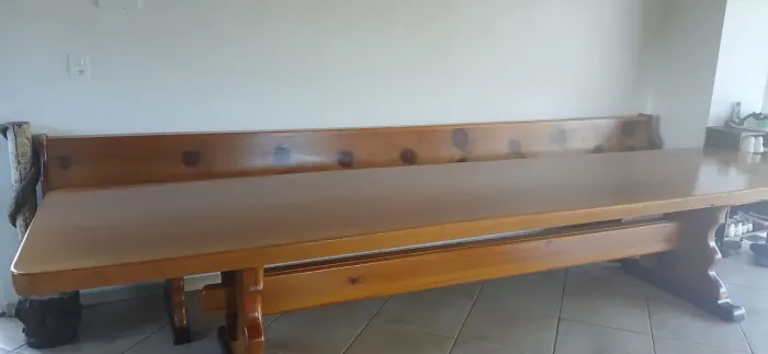 Mesa de madeira Maciça (prancha)