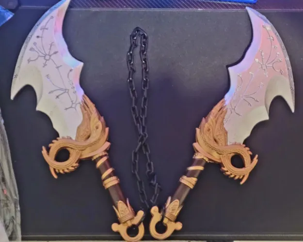 ADAGAS LAMINAS ESPADAS GOD OF WAR kratos OF WAR