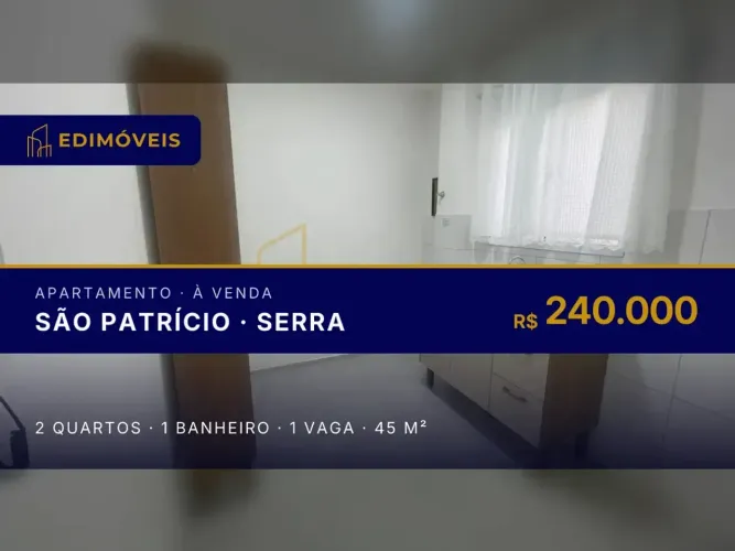 São Patrício: Apartamento 2 quartos com excelente aproveitamento de espaço