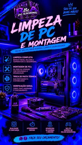 LIMPEZA, OTIMIZAÇÃO E MANUTENÇÃO DE PCS E PEÇAS