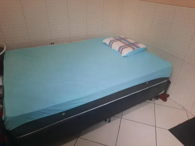 Desapego Colchão Ortobom+ Box Casal