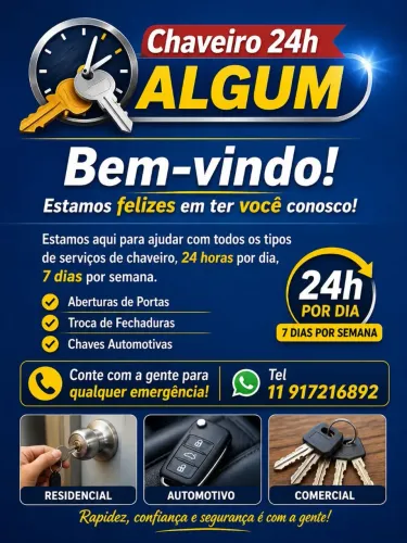 Chaveiro 24h 