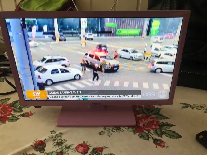 Tv led 20 rosa philco