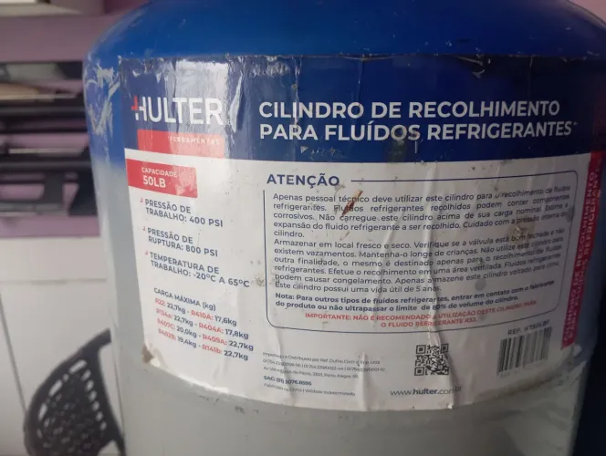 Bomba recolher gás refrigeração