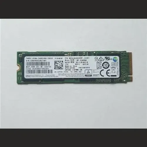 256Gb M.2 Ssd 3D Nand Tlc Samsung Model: Mz-Vlw256a