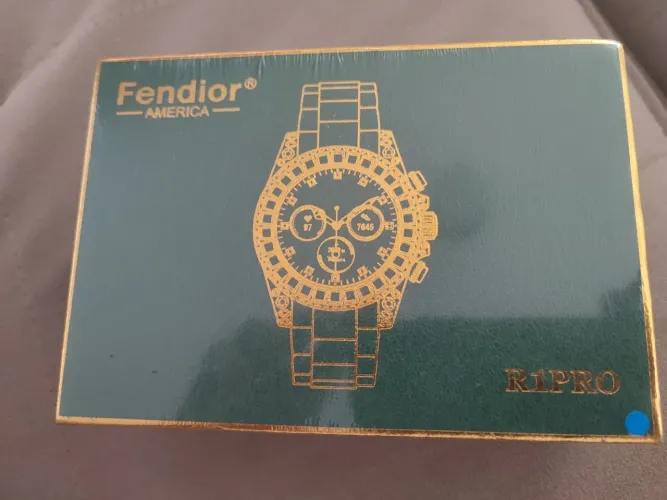 Smartwatch R1 PRO ( estilo rolex Pepsi ) sem uso cx fechafa