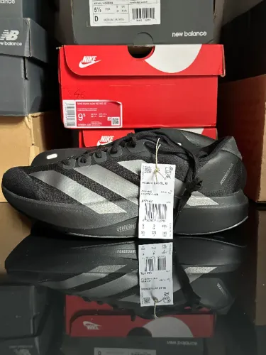 Tênis Adidas Adizero EVO SL Core Black Iron Metallic - tamanho 41BR, original, novo (#1071