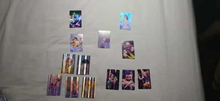 Photo Cards Guerreiras do Kpop parceria Mc Donald's cartinhas Saja Boys e Huntrix