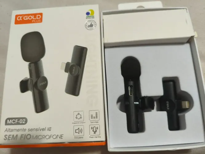Microfone Gold plus