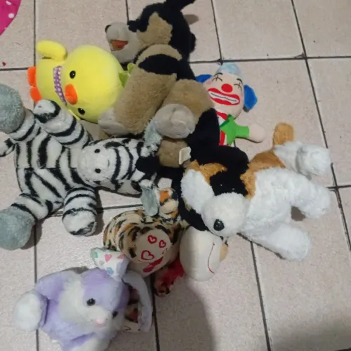 Vendo lote de pelúcia meu filho e alergico