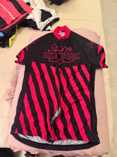 Camisa de ciclismo feminina 