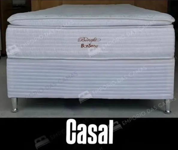 Colchão Casal Benefit BonSono Base e colchão molas pocket ensacadas não possui  EPS 