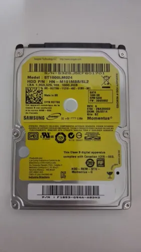 HD SAMSUNG 2,5 PARA NOTEBOOK 1TB | 100% DE SAÚDE!