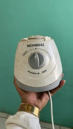 Base de liquidificador Mundial, modelo Power 2i 500w branco