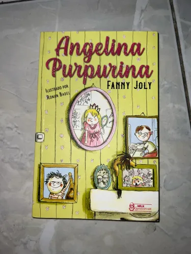 Livro Angelina Purpurina Vol. 1 - Nunca lido, otimo estado