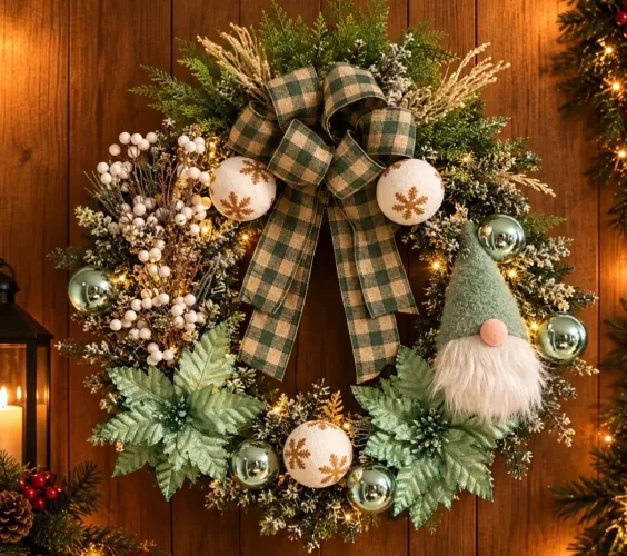Guirlandas e Mini Árvores de Natal