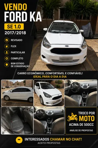 Ford KA 1.0 Se/se Plus Tivct Flex 5P 2018
