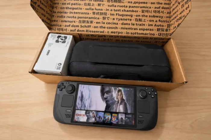 Steam Deck LCD 512GB Completo + Caixa + Case Original