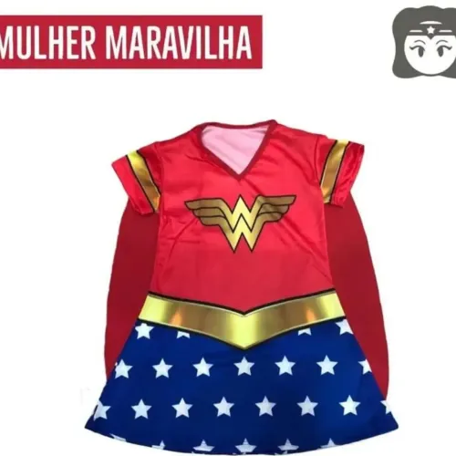 FANTASIA INFANTIL DA MULHER MARAVILHA
