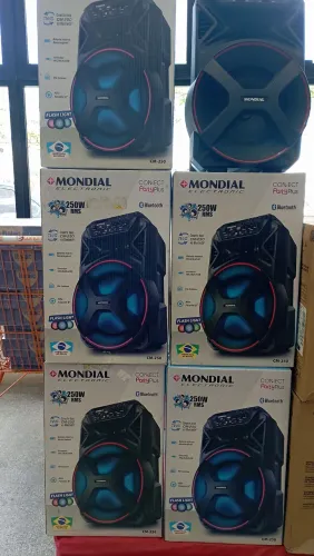 Caixa de som amplificada Mondial 