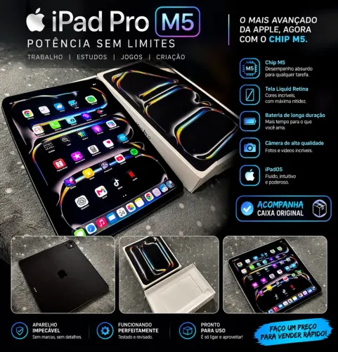 iPad Pro M5 + Garantia | Excelente oportunidade! ?
