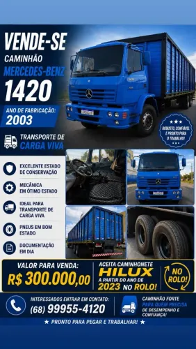 vendo caminhão Mercedes bens boiadeiro