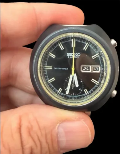 Seiko Automatico vintage chronograph speed timer