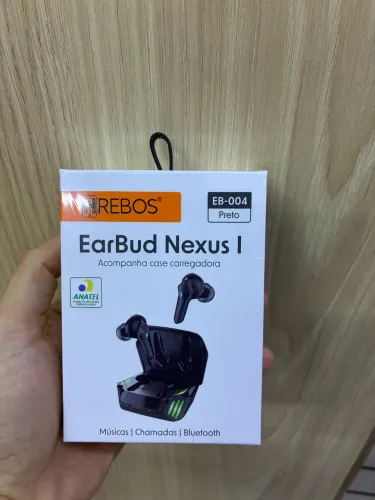 Fone Bluetooth Gamer Sem Fio Earbuds TWS com Microfone e Case - Produto NOVO