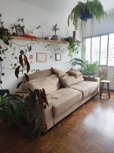 Sofá confortável grande cinza claro 250x100x70 (LxPxA)