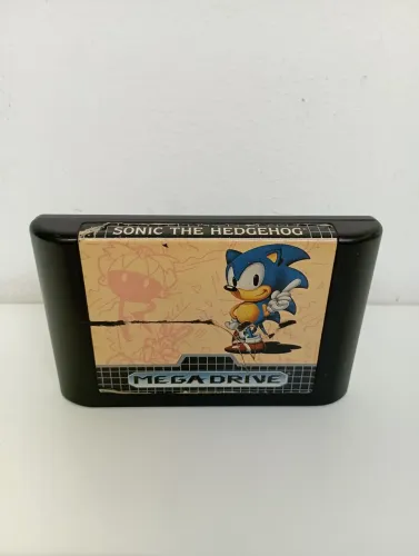 Jogo de Mega Drive original - Sonic the hedgehog