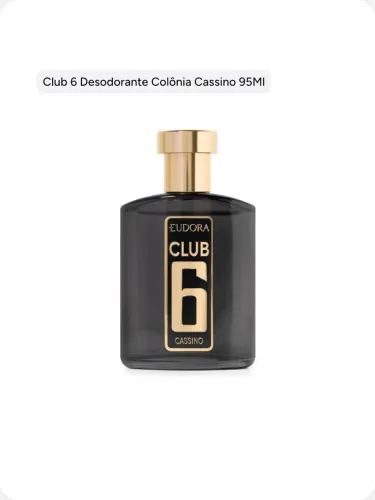 Club 6 Cassino 95ml - O Boticário