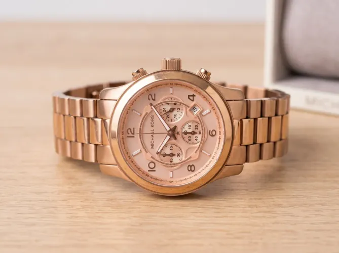 Relógio Original Michael Kors Rosê Modelo MK8096