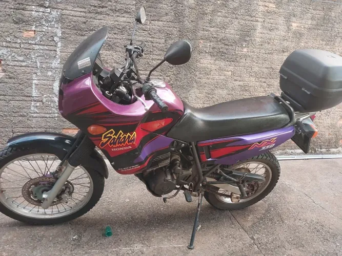 Honda NX Sahara 350, 1998, Roxa, Relíquia, Ótimo Estado de Conservação. *