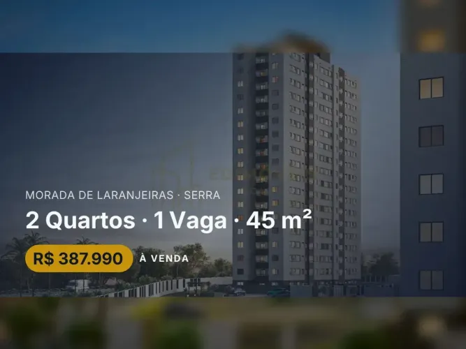 Lazer e Segurança: Apartamento em Morada de Laranjeiras