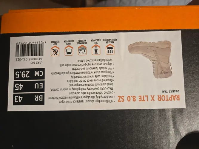 coturno bota militar novo Magnum
