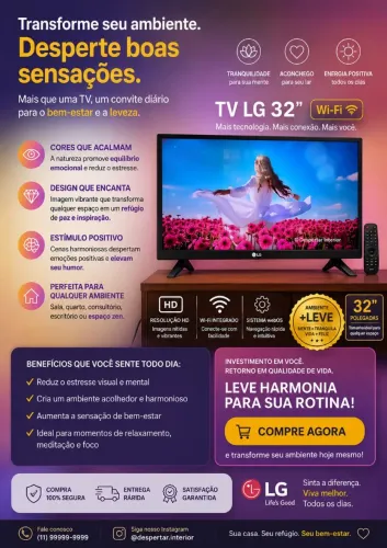 Tv LG 32 Wi-Fi